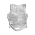 thumbnail image 4 of Bobifish Big Girls Tank Crew Neck Sleeveless Ribbed Padded Undershirts Daily Athletic Casual Soft Stretchy Lightweight Tank Tops, 4 of 4