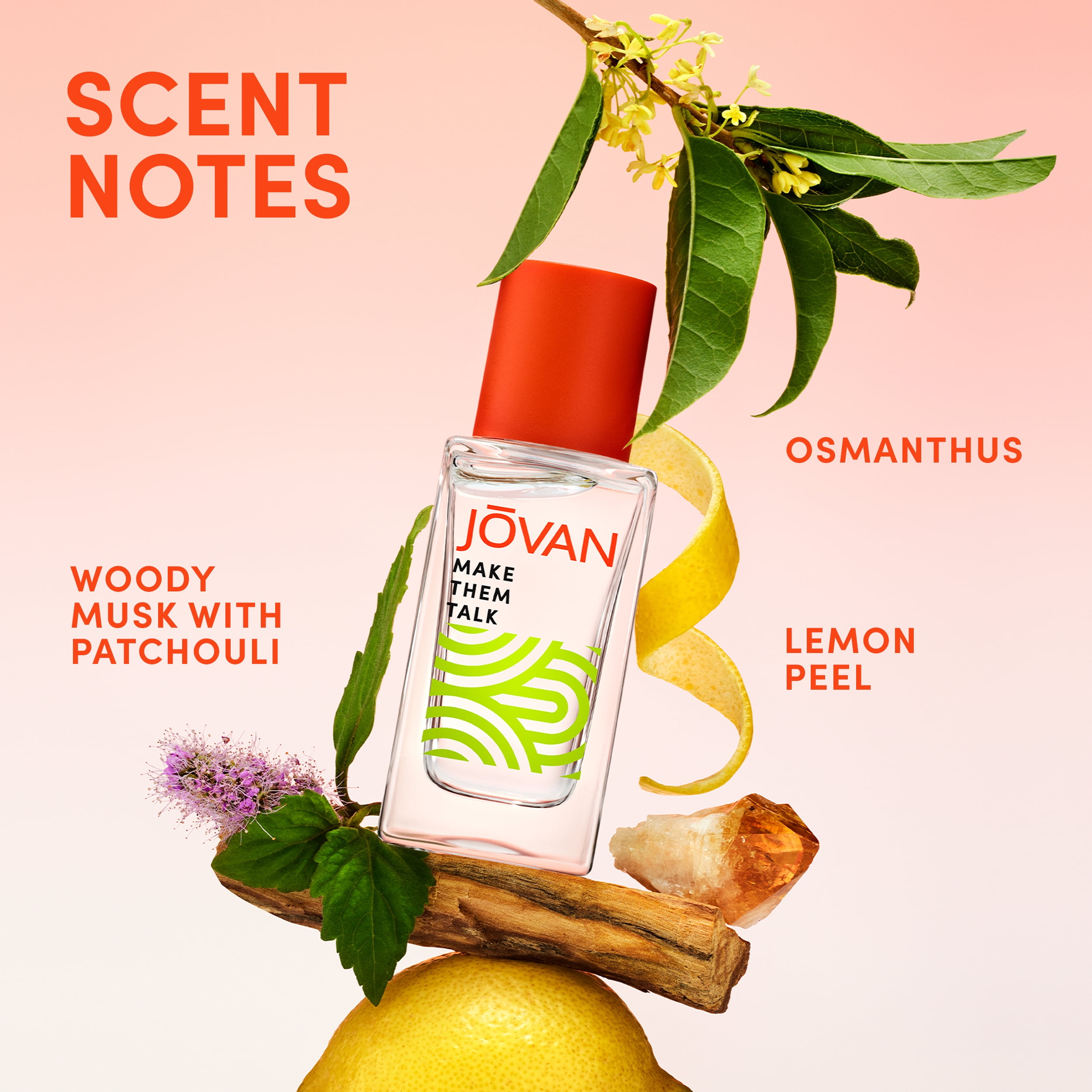Jovan Make Them Talk Unisex Eau de Parfum Spray Modern Musk 3.4 oz