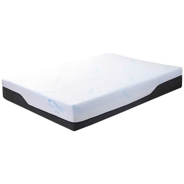 Rest Therapy 12 Inch Revive Ice Silk Cool Gel Memory Foam Mattress (Queen)