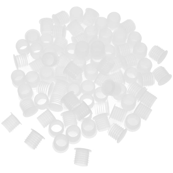 100pcs Clear Plastic Salt Shaker Plug Replacement Stoppers Wine Bottle Stoppers For Salt And Pepper Shakers Bottles And Flower Pots