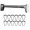 Black, variant on Black Shower Curtain Rod 27 to 47 Inch,Heavy-Duty inner Lock Stainless Steel Telescopic Rod,1.2-Inch Diameter Bathroom Anti-Rust And anti-Slip Tension Rod Without Drilling,Convenient to Use