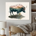 thumbnail image 2 of Designart Double Exposure Of A Taurus With Nature Landscape I Canvas Wall Art, 2 of 5