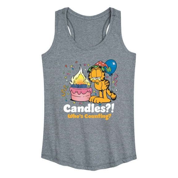 Garfield - Candles Who's Counting - Women's Racerback Tank Top