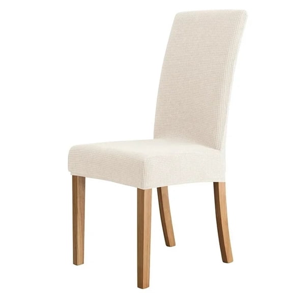 Waterproof Chair Cover For Dining Room 1 Pieces Adjustable Jacquard Seat Chair Cover Hotel Wedding Banquet