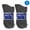 Charcoal Gray - Crew, variant on Diabetic Socks Men's & Women Crew Style Physicians Approved Socks, 9 Pairs, (White, 13-15)