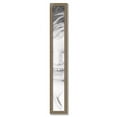 thumbnail image 2 of ArtToFrames 6" x 50" Aged White Gold Picture Frame, 6x50 inch Silver Wood Poster Frame (WOM-2036),  Pack, 2 of 7