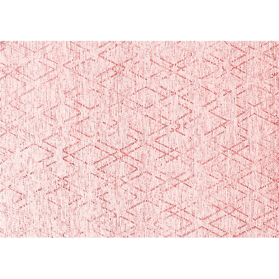 Ahgly Company Indoor Rectangle Solid Red Modern Area Rugs, 5' x 7'