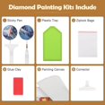 thumbnail image 5 of Pintura de diamante para adultos, pintura de diamante de dragón bebé 5D, kit completo de diamante de dragón para niños, pintura de cristal de punto de cruz con diamantes de imitación para mu, 5 of 5