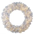 thumbnail image 1 of Vickerman G182848LED Couronne Blanche de 48 Po avec 880 LED Blanc Chaud, 1 of 2
