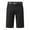 Black, variant on GrmtClth Mens Trendy Shorts Minimalist Plain Tone Cotton Linen Straight Cut Tailored Golf Shorts Flat Front Regular Fit Summer Office Street Daily Wear Army Green 38