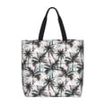 thumbnail image 1 of Disketp Hawaii Palms Bolsa Tote de Lona para Mujer, Bolso de Hombro y Cruzado con Cierre de Cremallera, 1 of 7