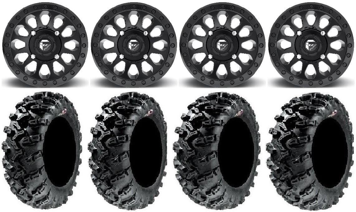 Download Fuel Vector MB 14" Wheels 27" Grim Reaper Tires Honda Pioneer - Walmart.com - Walmart.com