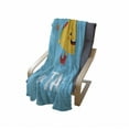 thumbnail image 4 of Mexican Soft Flannel Fleece Throw Blanket, Dancing Funny Taco Smiling Face and Maracas Childish Cartoon, Cozy Plush for Indoor and Outdoor Use, 70" x 90", Earth Yellow Blue, by Ambesonne, 4 of 6