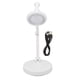 thumbnail image 1 of LED Table Lamp 2 Gear Brightness Stand Adjustable Modern Eye Friendly Lamp for Study Dorm White, 1 of 5