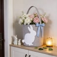 thumbnail image 5 of Easter Bunny Basket, Easter Candy Storage Basket - Gift Tote Bag for Egg Hunt and Holiday Treat Collection, 5 of 6