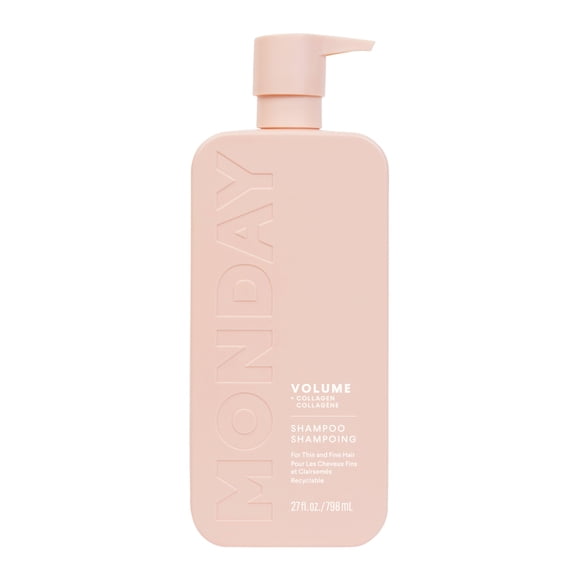 MONDAY Haircare VOLUME Shampoo with Hydrolyzed Collagen & Macadamia Oil for Thin, Fine & Flat Hair