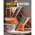 thumbnail image 3 of CaseBorne V Compatible with Samsung Galaxy S24 Ultra Case - [Extremely Rugged] [Military Grade 5-Layer Construction] with Built-in kickstand - [Formerly ArmadilloTek] - Orange, 3 of 6
