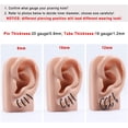 thumbnail image 5 of CFIOZYOS Earrings for Women Hoop Earrings Trendy Cartilage Earring Hoop Surgical Steel Earrings for Men, 5 of 13