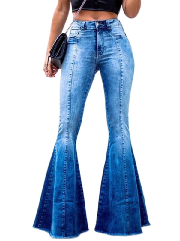 Women's Retro Bell Bottom Jeans Walmart Canada