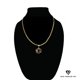 thumbnail image 1 of Collar de oro de 14 quilates con colgante de Mamá Corazón, el mejor regalo unisex para madre, padre, novia, novio, ella, él, collar de cadena marinera de 14 quilates de Aria Jeweler Inc, 1 of 5