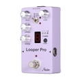 thumbnail image 1 of Rowin RE-05 Loop Guitar Effector Looper Tuner Guitar Looper Effect Pedal Full Metal Shell with Reverb Chorus Delay Effects Purple, 1 of 7
