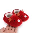 thumbnail image 2 of Coerni Christmas Baby Booties Cozy Fleece Slippers Soft Baby Shoes, Winter Warm New Born Crib Sock Shoes First Walkers, 2 of 9