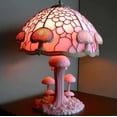 thumbnail image 3 of GlowNature - Plant Series Table Lamp (Pink), 3 of 5
