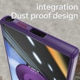 thumbnail image 7 of for Samsung Galaxy S25 Ultra Magnetic Clear Case Compatible with MagSafe, Drop Protection Ultra Slim Shockproof Anti-Scratch Phone Case with Camera Lens Protector Dust-Proof for Men Women - Darkpurple, 7 of 7