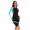 thumbnail image 5 of Mono deportivo traje de surf de manga larga traje de baño de mujer traje de baño boxer traje de buceo traje de baño Oni flor, 5 of 5