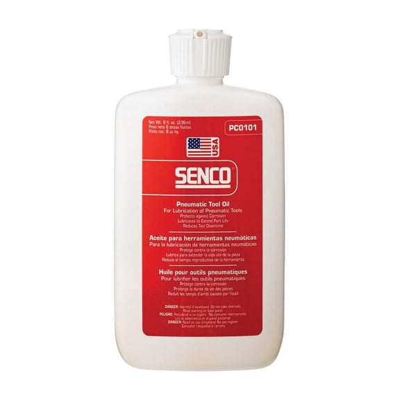 Senco Pneumatic Tool Lubricant 8 oz. Bottle 1 pc.