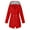 Red, variant on jsaierl Women's Raincoat Waterproof Lightweight Rain Jacket Active Outdoor Hooded Packable Plus Size Windbreaker Zip Up Coats
