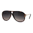thumbnail image 3 of Classic Mens Plastic Tear Drop Shape Racer Sunglasses Tortoise Gold Black Brown, 3 of 4