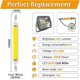 thumbnail image 5 of R7S LED Bulb 189mm 30W Cool White 6000K, 3000LM, J189 300W Halogen Lamp Equivalent, Dimmable, 360 Degree Linear 30W R7S 189mm Slim COB LED Bulb for Te, 5 of 5