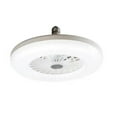 thumbnail image 1 of Ohufall Modern Low Profile LED Ceiling Fan With Light Dimmable E27 Small Cooling Fan For Bedroom Bathroom Indoor, 1 of 7