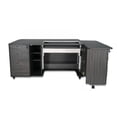 thumbnail image 3 of Kangaroo Kabinets Sydney Dual Rail Electric Sewing Cabinet - Gray, 3 of 9