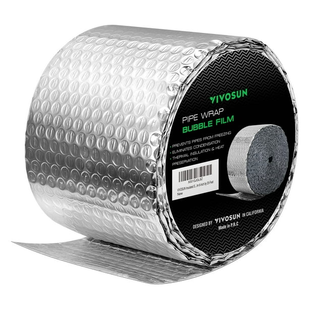 Rollo de Aislamiento VIVOSUN Doble Burbuja 15 cm x 7.5 m