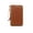Brown, variant on Slim RFID Blocking Travel Wallet Passport Holder with Secure Zipper Organizer for Daily Commute and Business Document Pouch