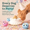 thumbnail image 4 of Woof Pupsicle Party Pack Buddy Blue Pupsicle Dog Toy + Birthday Pops Bundle, Large, 4 of 7