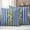 Blue, variant on Sage Green Stripes Outdoor Waterproof Pillow Covers, Summer Spring Botanical Lemon Leaves Decorative Square Throw Pillowcase Sofa Cushion Sham for Patio/Couch/Chair, 16"x16" 2 Pack