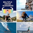 thumbnail image 6 of 4K HD Video Camera Baseball Glasses with Camera POV Pro Sports Glasses Recording Action Cameras Sunglasses 2026 Upgrade Smart Video Recording Glasses for Action Sports with Memory (Black A), 6 of 8