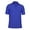 Kalvin Blue, variant on Monterey Club Men's Solid Horizontal alignment stretch fabric,Tailored Collar Short sleeve Golf Polo Shirt #1295