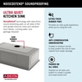 thumbnail image 3 of Delta 95B9031-30S-GS Rivet 30" Undermount Single Basin Stainless Steel Kitchen Sink - PVD, 3 of 7