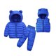 thumbnail image 1 of Gibobby Conjunto de leggings para bebés y niñas Conjunto de ropa de 3 piezas para niñas y niños, de invierno, de manga larga(Azul, 6-12 Meses), 1 of 3
