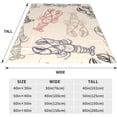 thumbnail image 3 of Yibo Pink Floral Blanket Flannel Soft and Comfortable Anti-static Bed Sofa Blanket, 3 of 8