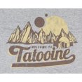 thumbnail image 3 of Star Wars Men's Welcome To Tatooine Distressed Adult Short Sleeve T-Shirt, 3 of 5