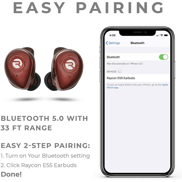 Raycon The Performer E55 True Wireless Bluetooth Earbuds Walmart