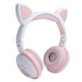 thumbnail image 4 of Cat Ear Headphone, Foldable And Comfortable Sports Headphone Convenient Long Standby Time With Audio Cable For Most People For Mobile Phones And Tablets Light Purple,Dark Blue,,, 4 of 8
