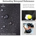 thumbnail image 3 of czcpp-Sheelokhwui Waterproof Backpack Rain Cover (15-90L), Heavy-Duty Nylon Pack Cover with Upgraded Double Adjustable Closure System and a Carry Pouch for Hiking, Cycling. Durable and Lightweight., 3 of 4
