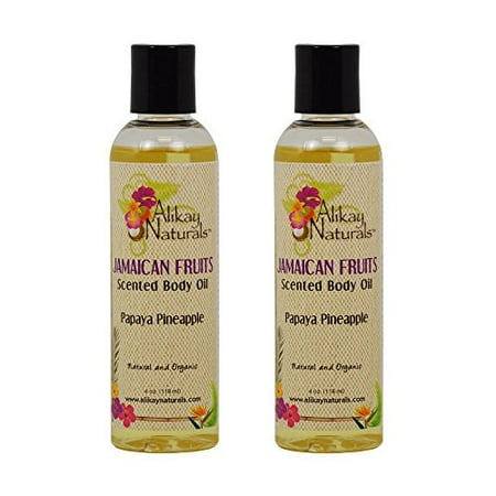 Alikay Naturals Jamaican Fruits Scented Body Oil Papaya Pineapple