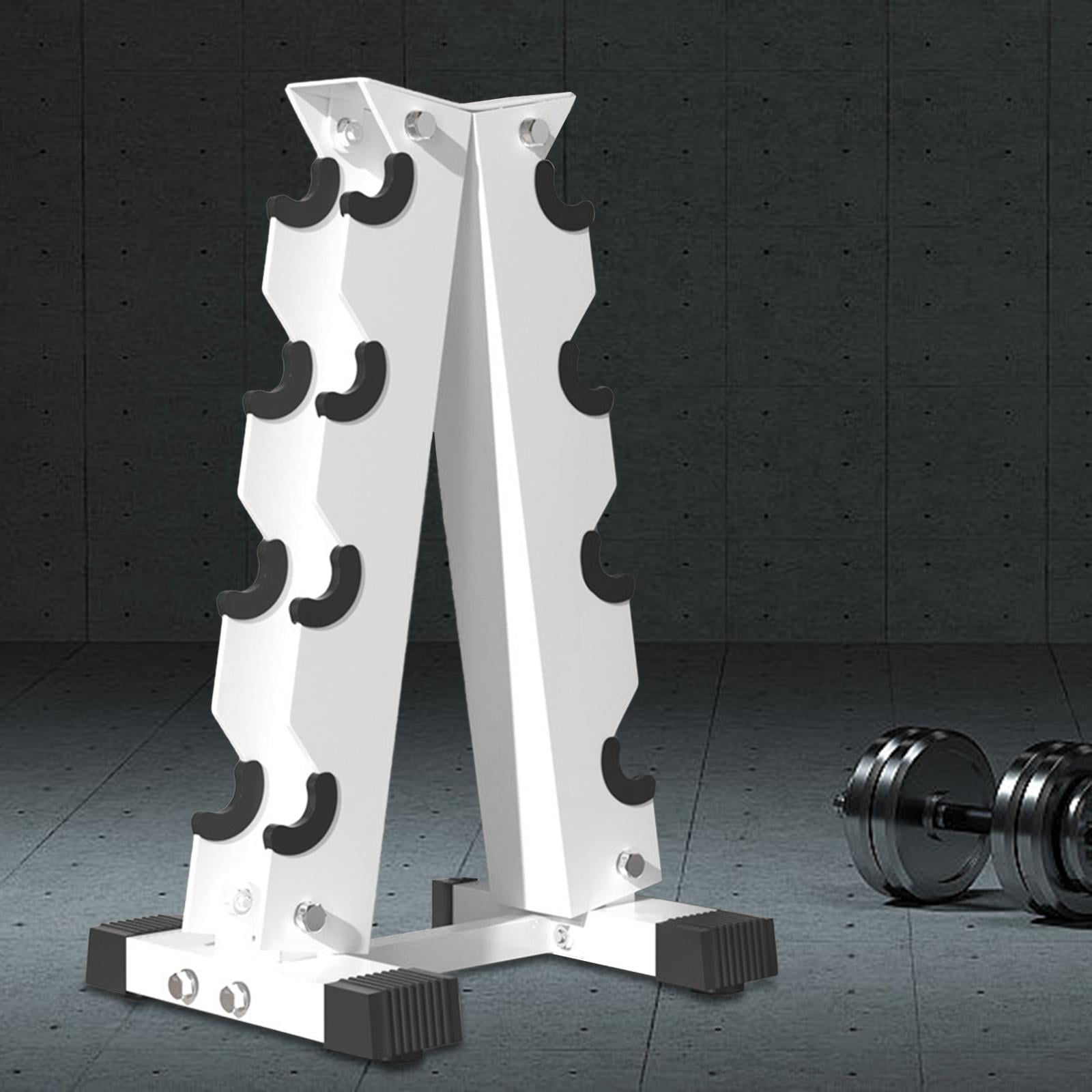 Baoblaze Dumbbell Rack Dumbbell Bracket Sturdy Small for Strength Training 4 Tier